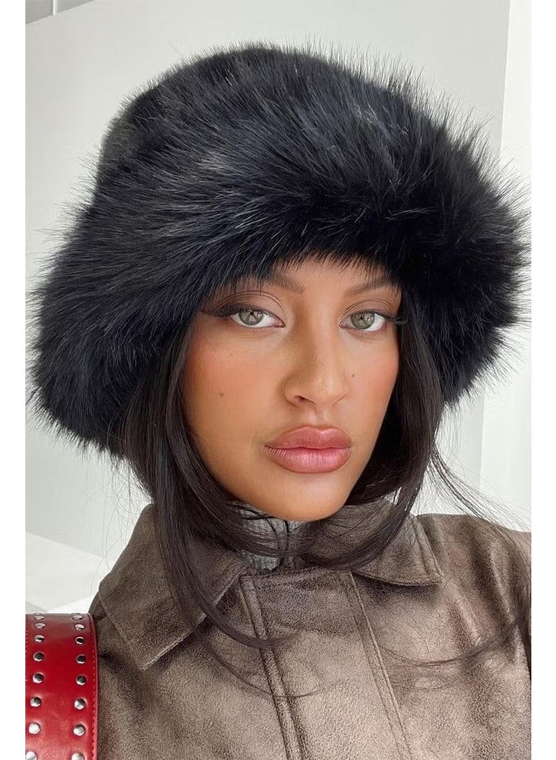 Bahels Black Viral Russian Kalpak Hat - Image 1